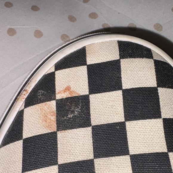 Vans Women’s Black and White Checkered Slip-On Sneakers - Picture 8 of 8